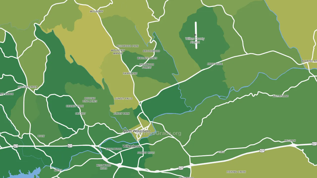 28659, NC Map of Vehicle Theft Rates