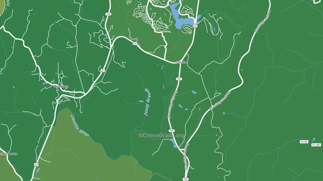 28662, NC Map of Vehicle Theft Rates