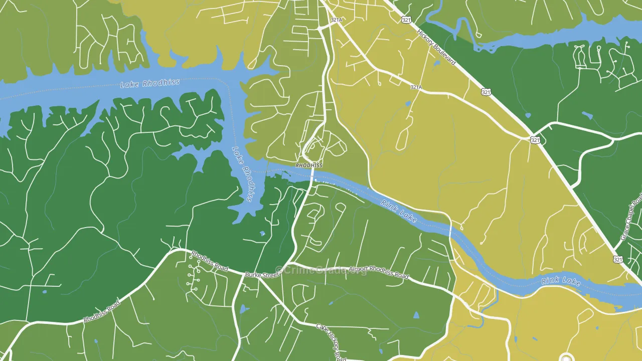 28667, NC Map of Vehicle Theft Rates