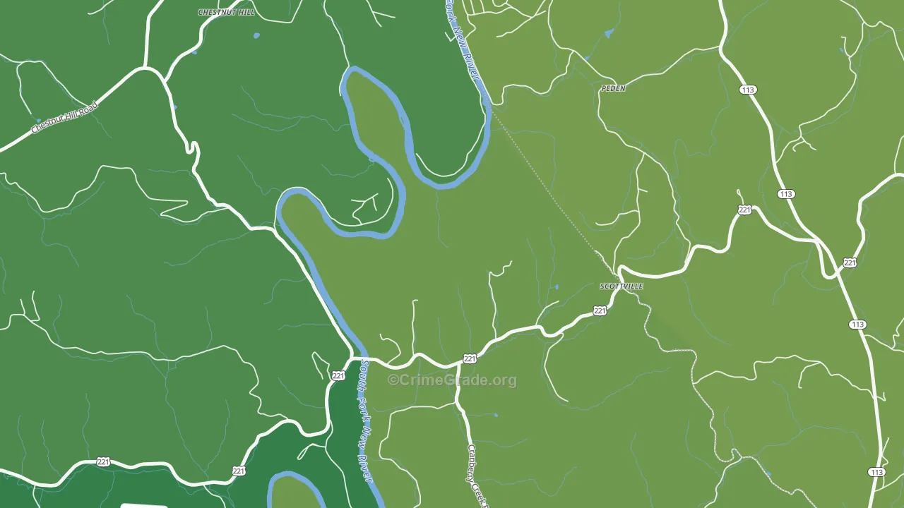 28672, NC Map of Vehicle Theft Rates