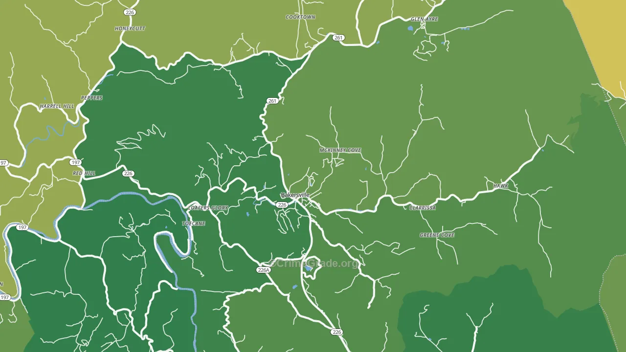 28705, NC Map of Vehicle Theft Rates