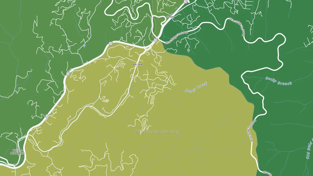 28707, NC Map of Vehicle Theft Rates