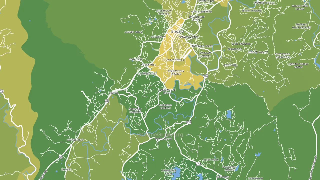 28712, NC Map of Vehicle Theft Rates