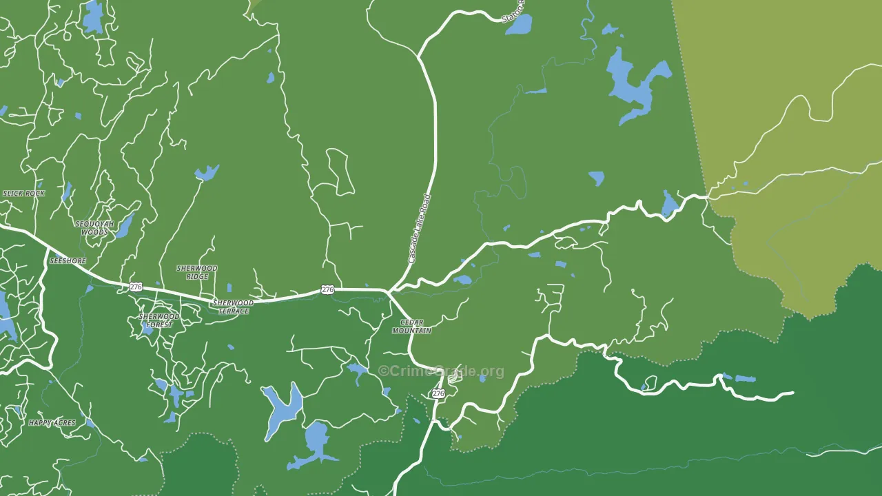 28718, NC Map of Vehicle Theft Rates
