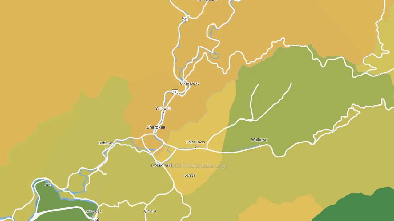 28719, NC Map of Vehicle Theft Rates