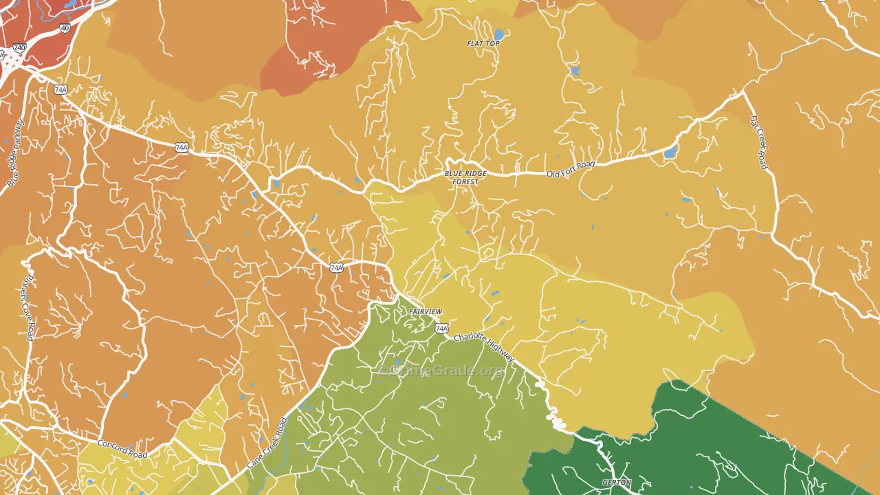 28730, NC Map of Vehicle Theft Rates