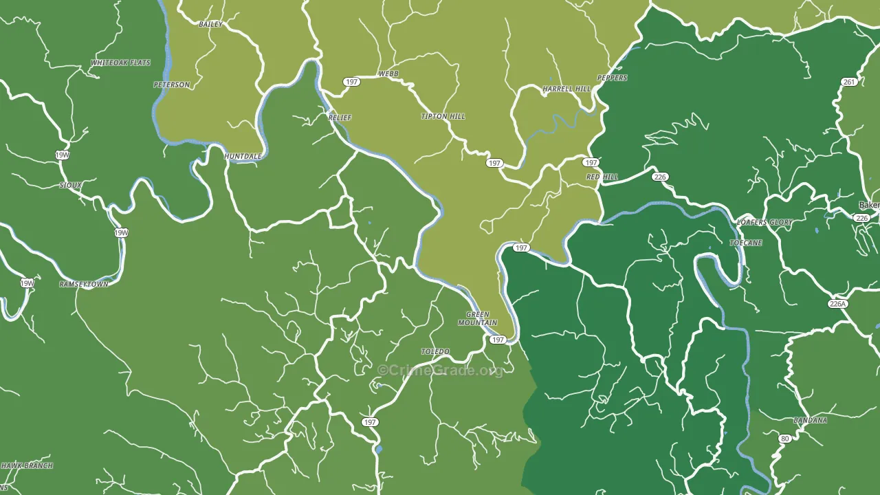 28740, NC Map of Vehicle Theft Rates