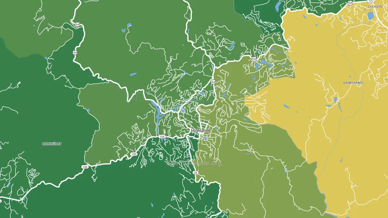 28741, NC Map of Vehicle Theft Rates