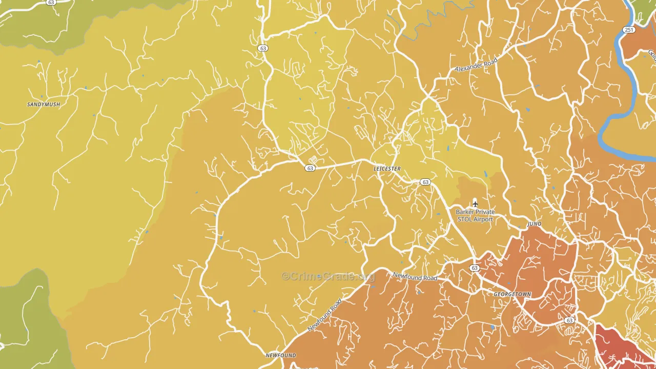 28748, NC Map of Vehicle Theft Rates