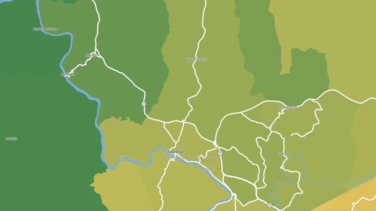 28753, NC Map of Vehicle Theft Rates