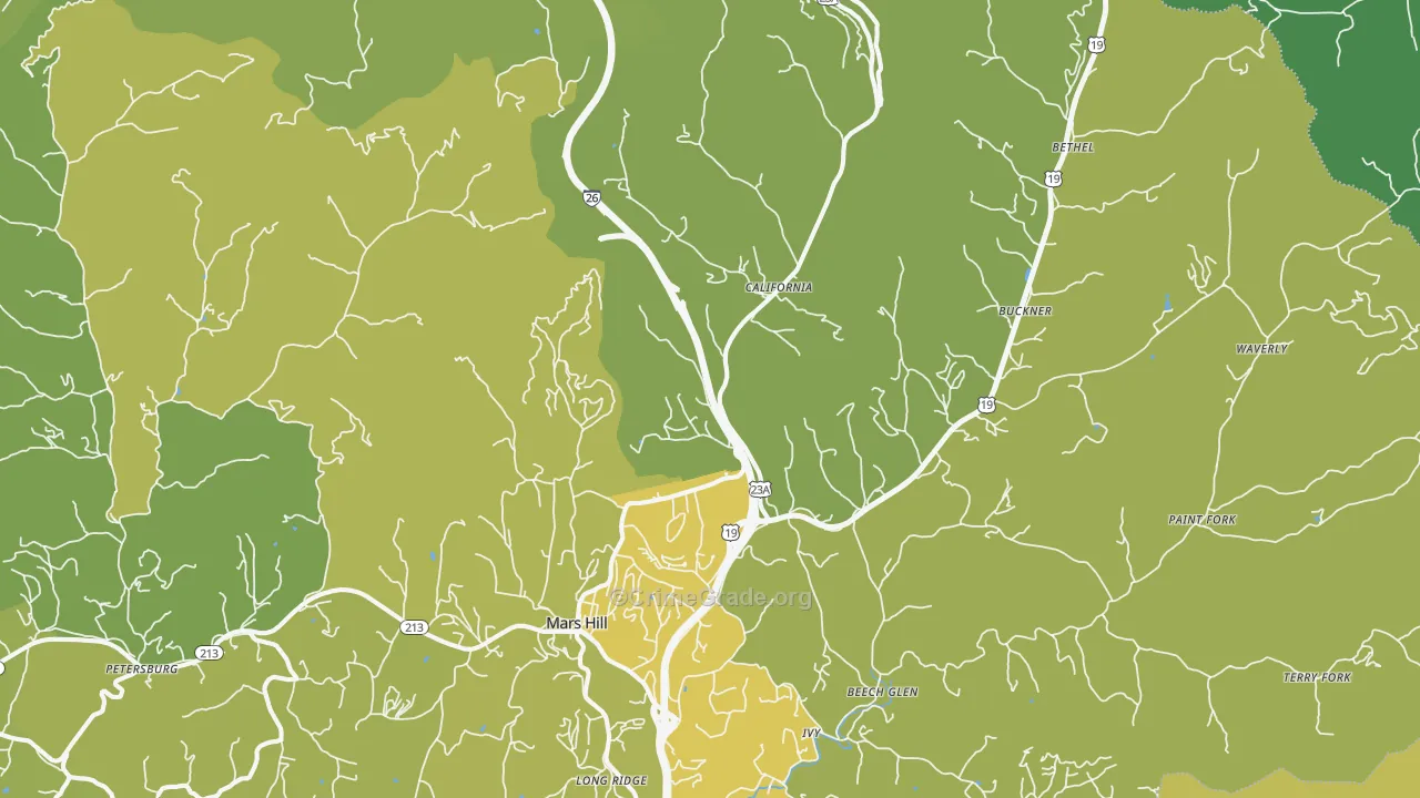 28754, NC Map of Vehicle Theft Rates