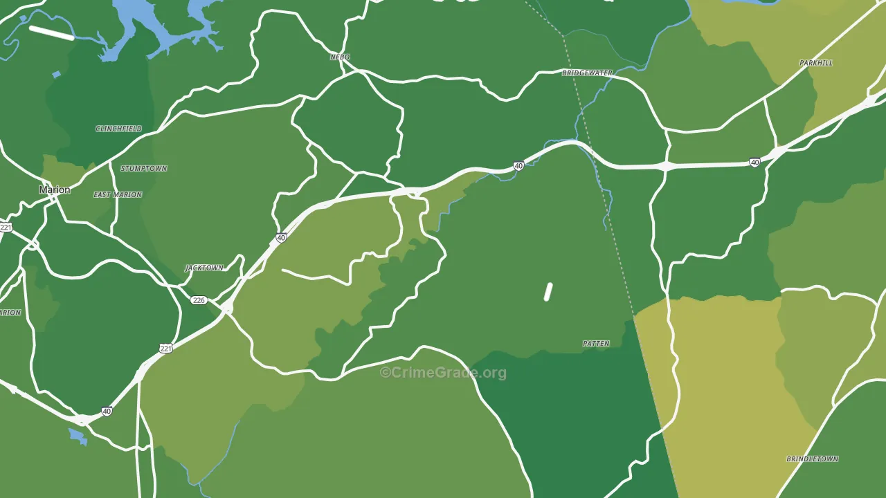 28761, NC Map of Vehicle Theft Rates