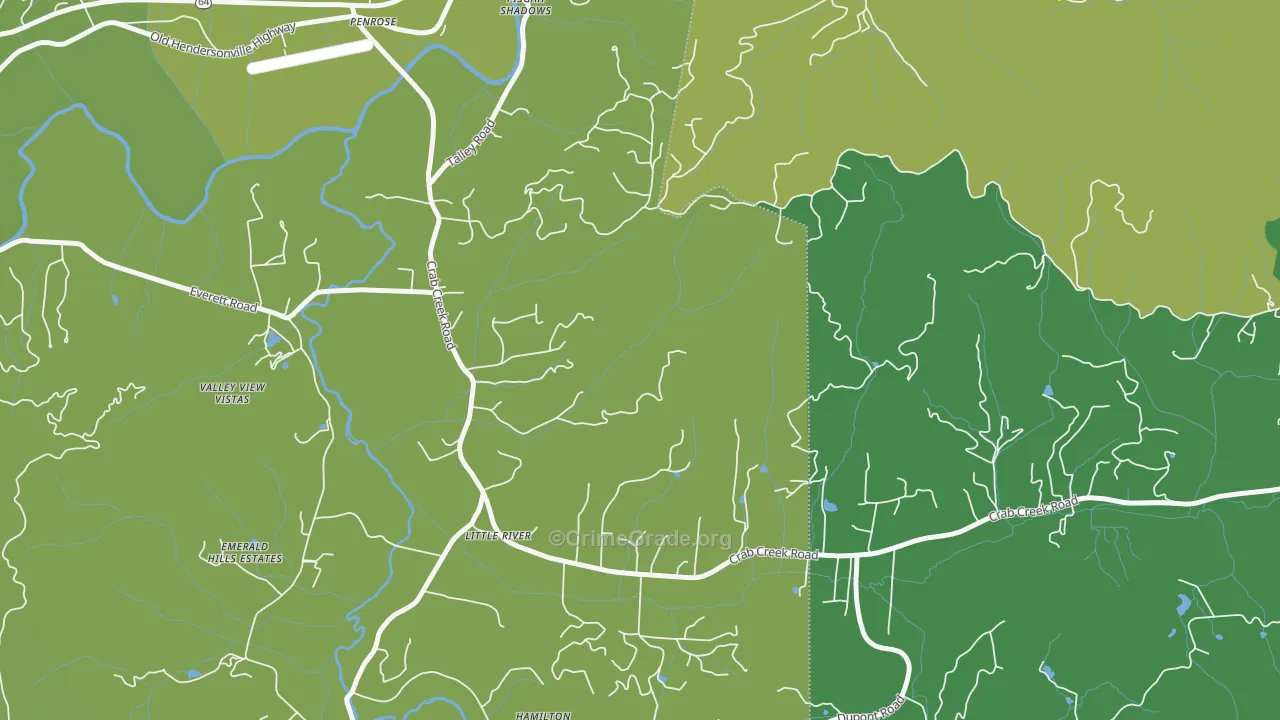 28766, NC Map of Vehicle Theft Rates