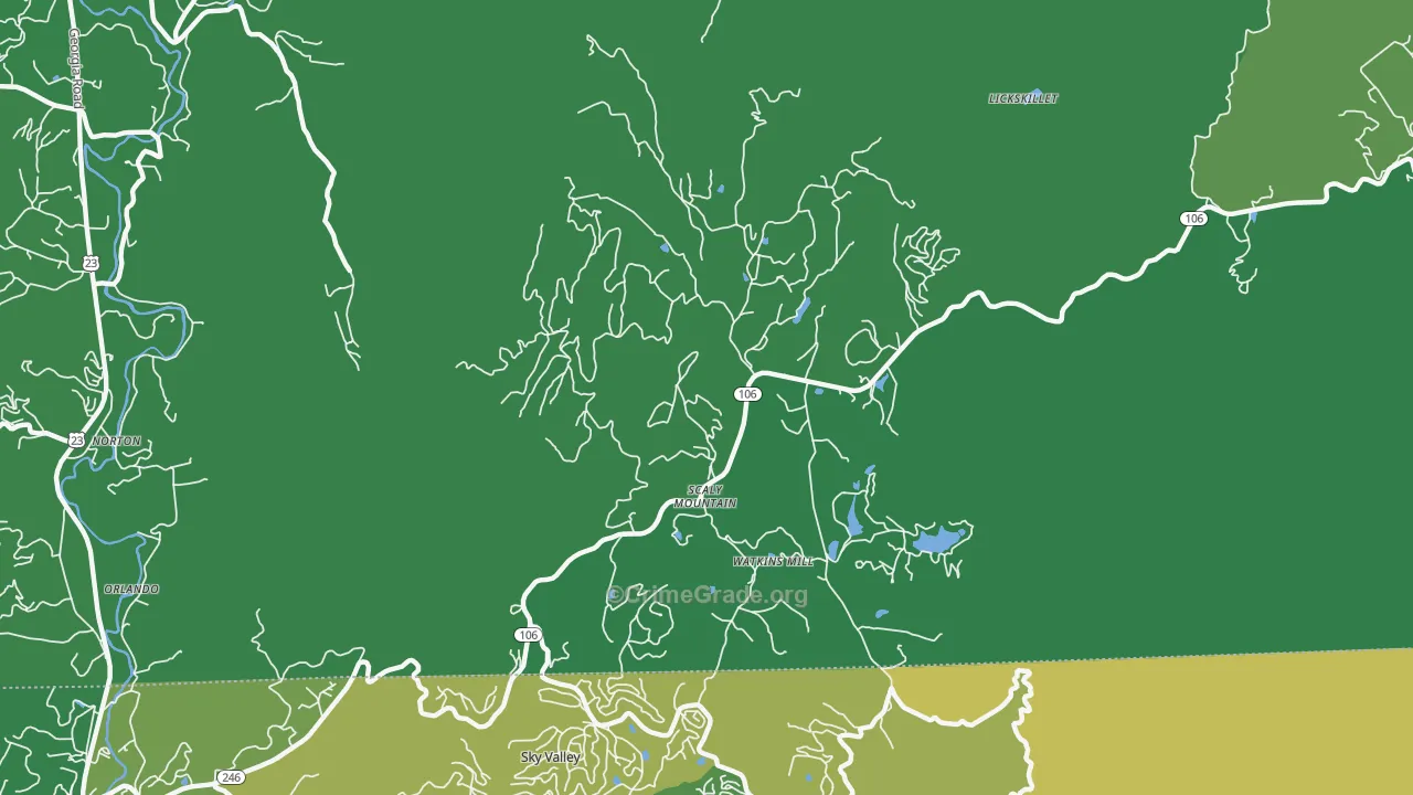 28775, NC Map of Vehicle Theft Rates