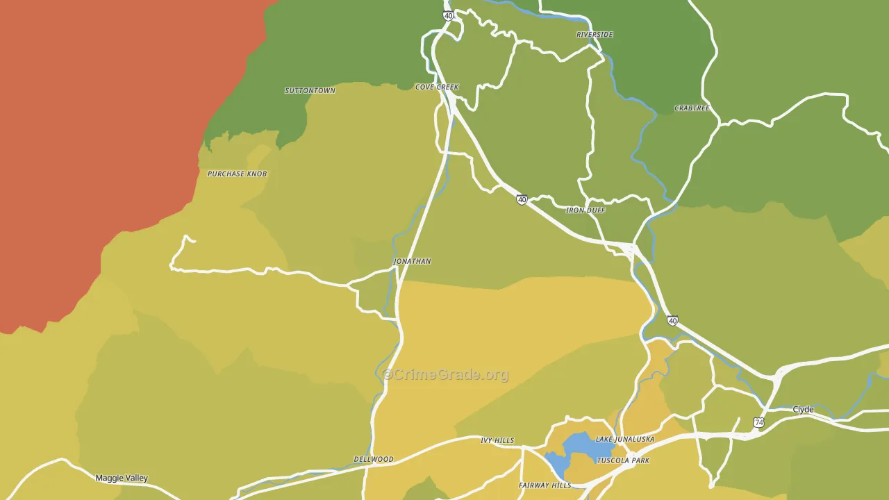 28785, NC Map of Vehicle Theft Rates
