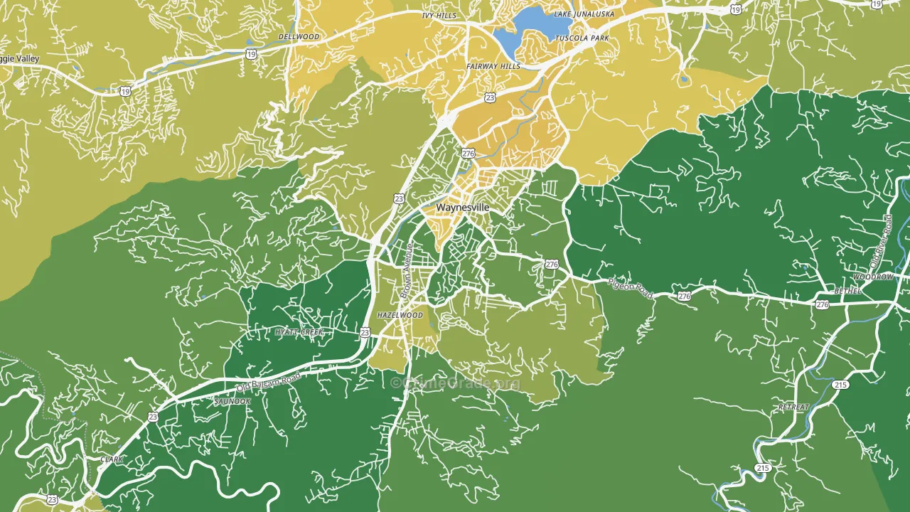 28786, NC Map of Vehicle Theft Rates