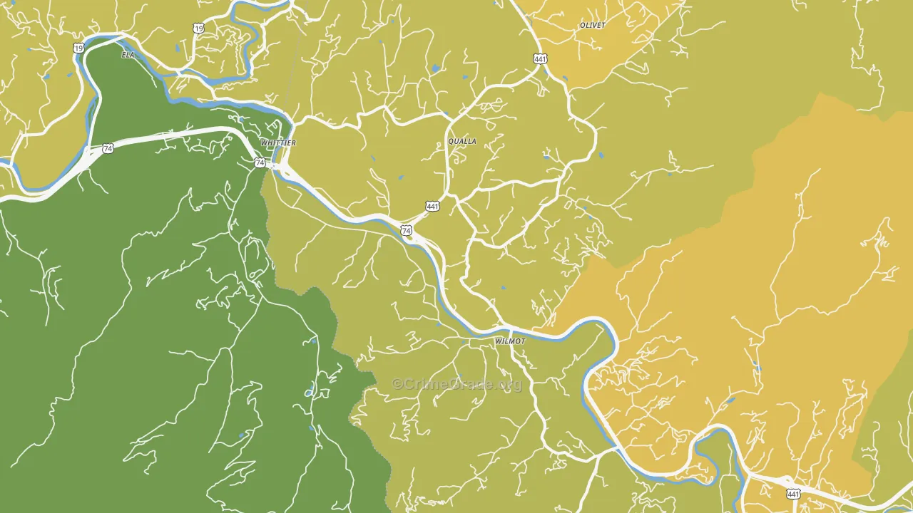 28789, NC Map of Vehicle Theft Rates