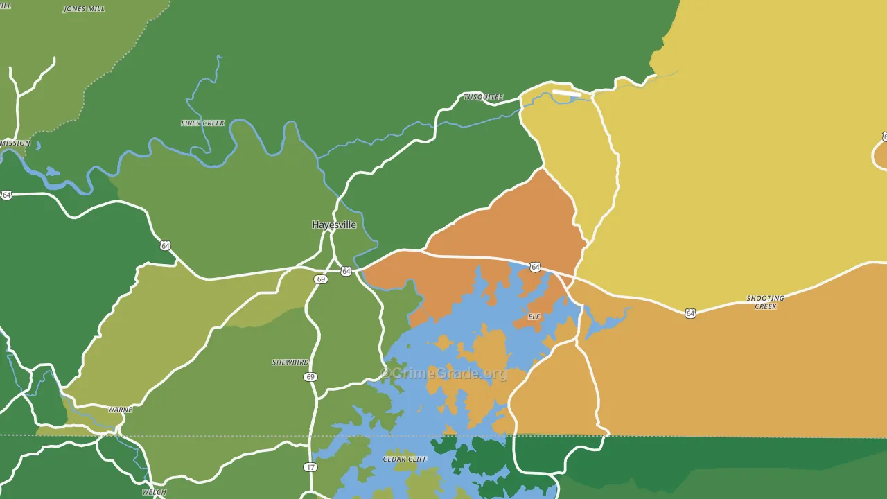 28904, NC Map of Vehicle Theft Rates