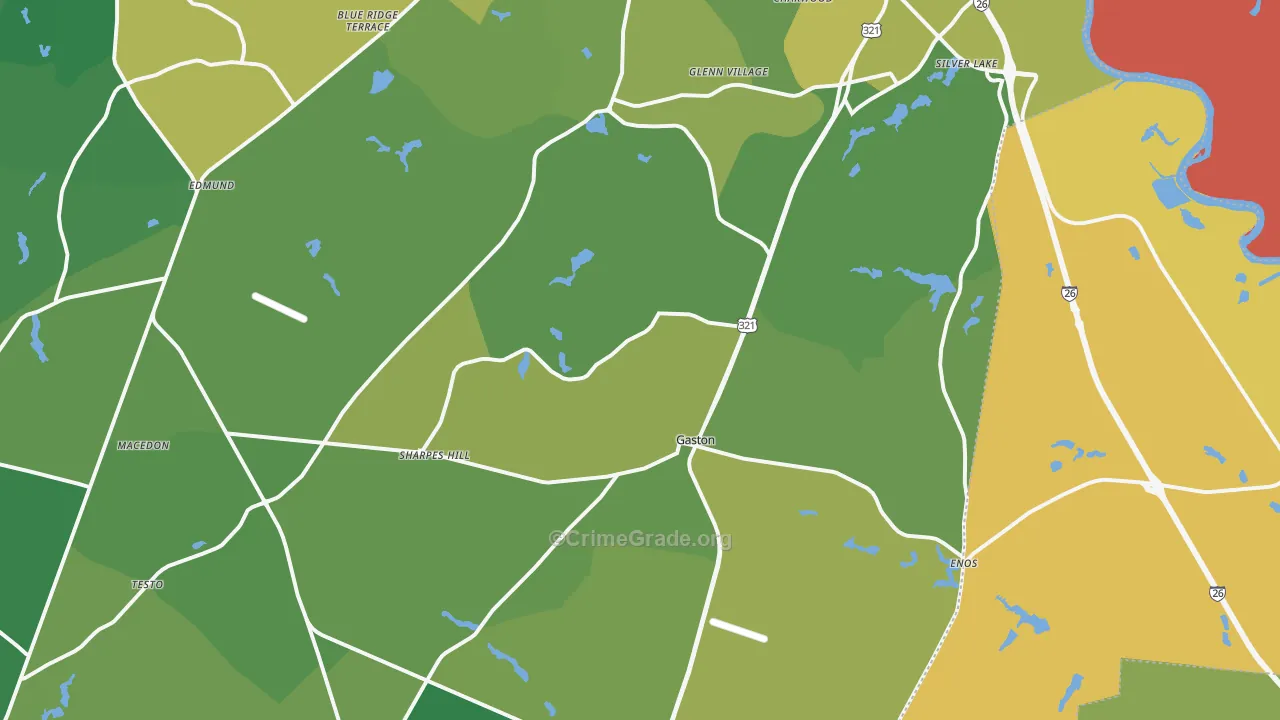 29053, SC Map of Vehicle Theft Rates