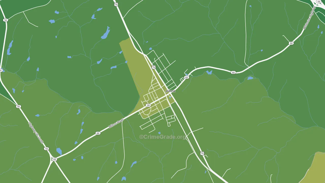 29351, SC Map of Vehicle Theft Rates