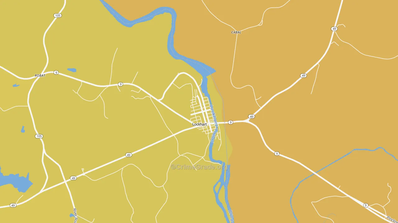 29364, SC Map of Vehicle Theft Rates