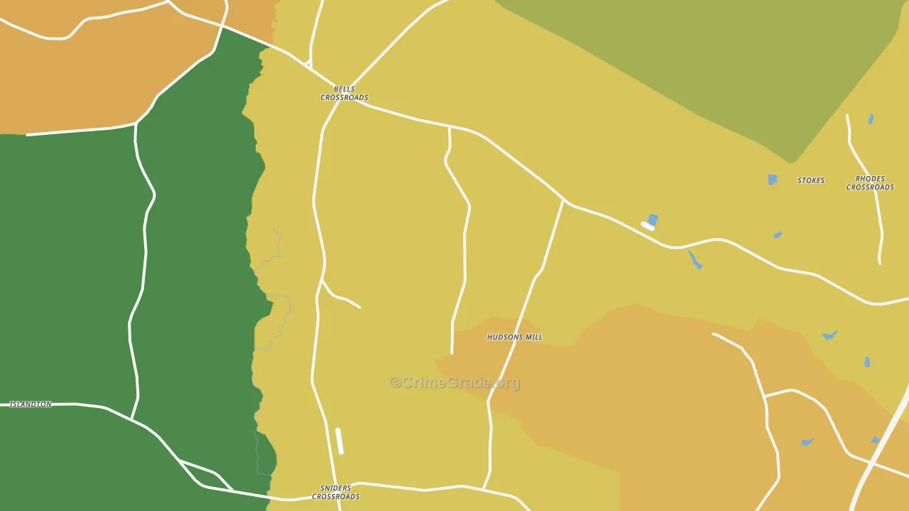 29475, SC Map of Vehicle Theft Rates