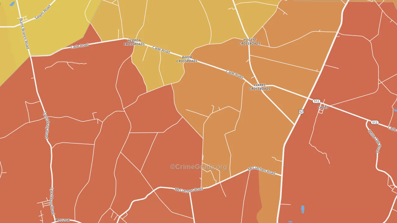 29518, SC Map of Vehicle Theft Rates