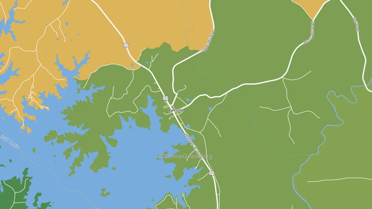 29844, SC Map of Vehicle Theft Rates