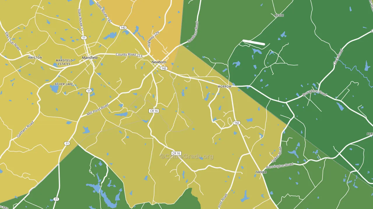 30056, GA Map of Vehicle Theft Rates