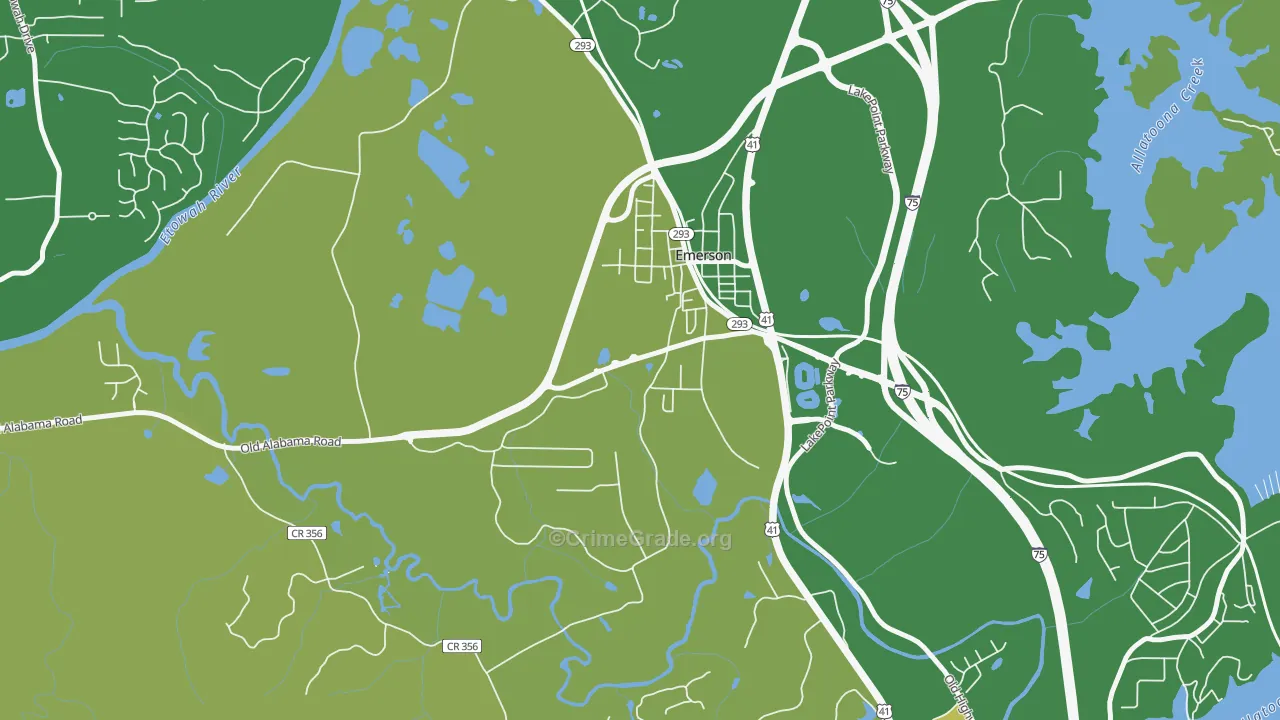 30137, GA Map of Vehicle Theft Rates