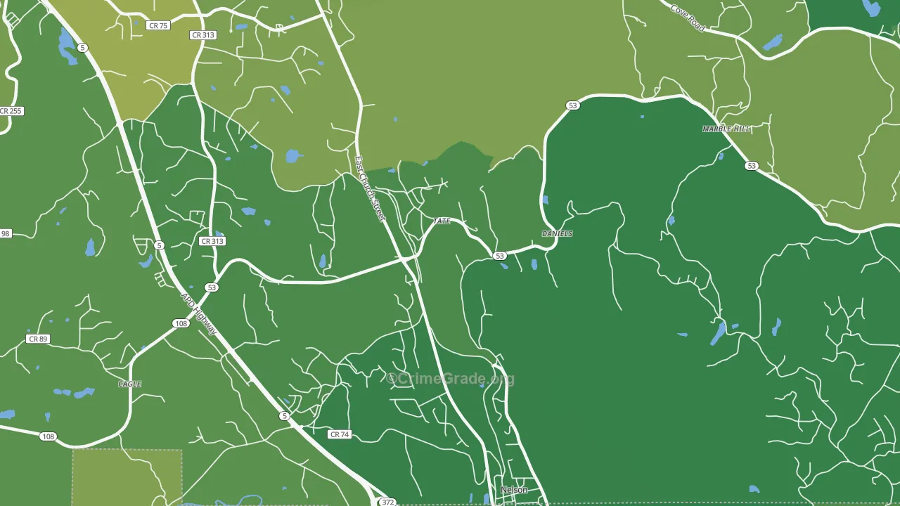 30177, GA Map of Vehicle Theft Rates