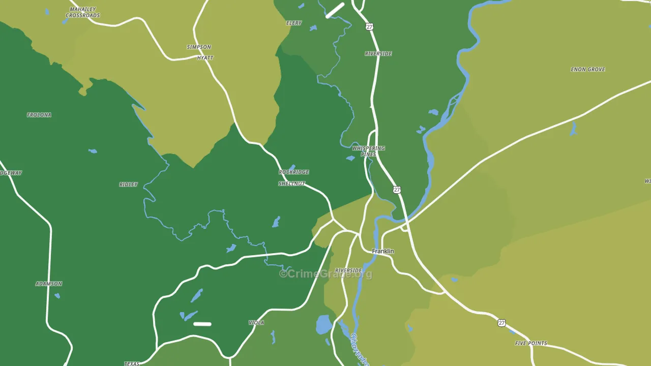 30217, GA Map of Vehicle Theft Rates