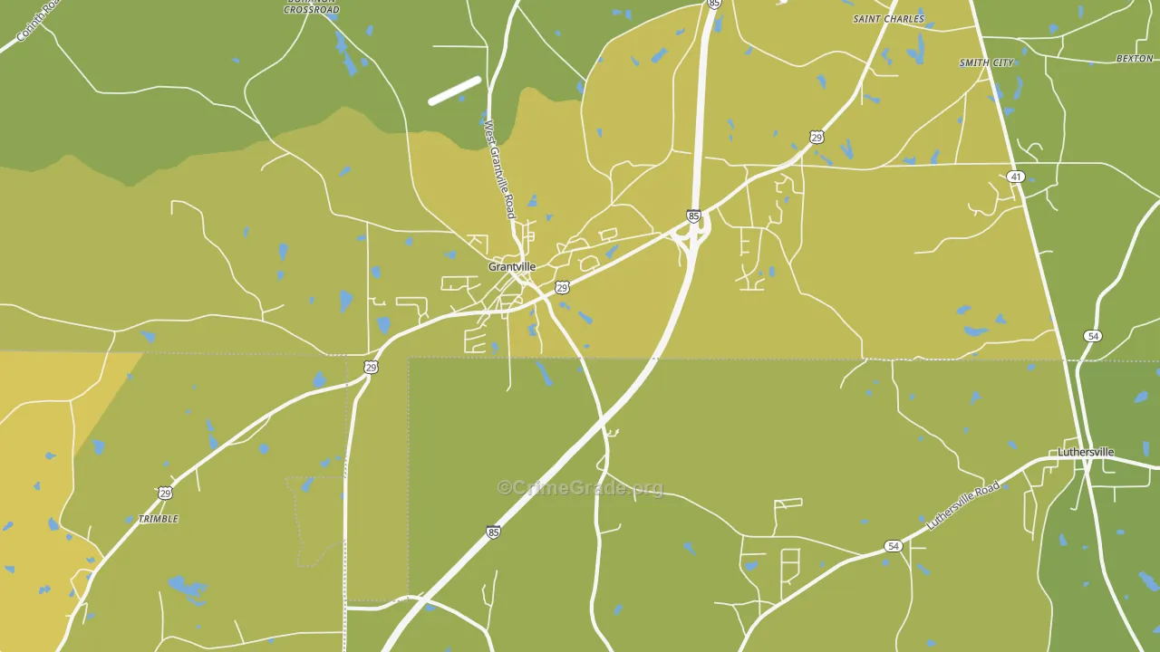 30220, GA Map of Vehicle Theft Rates