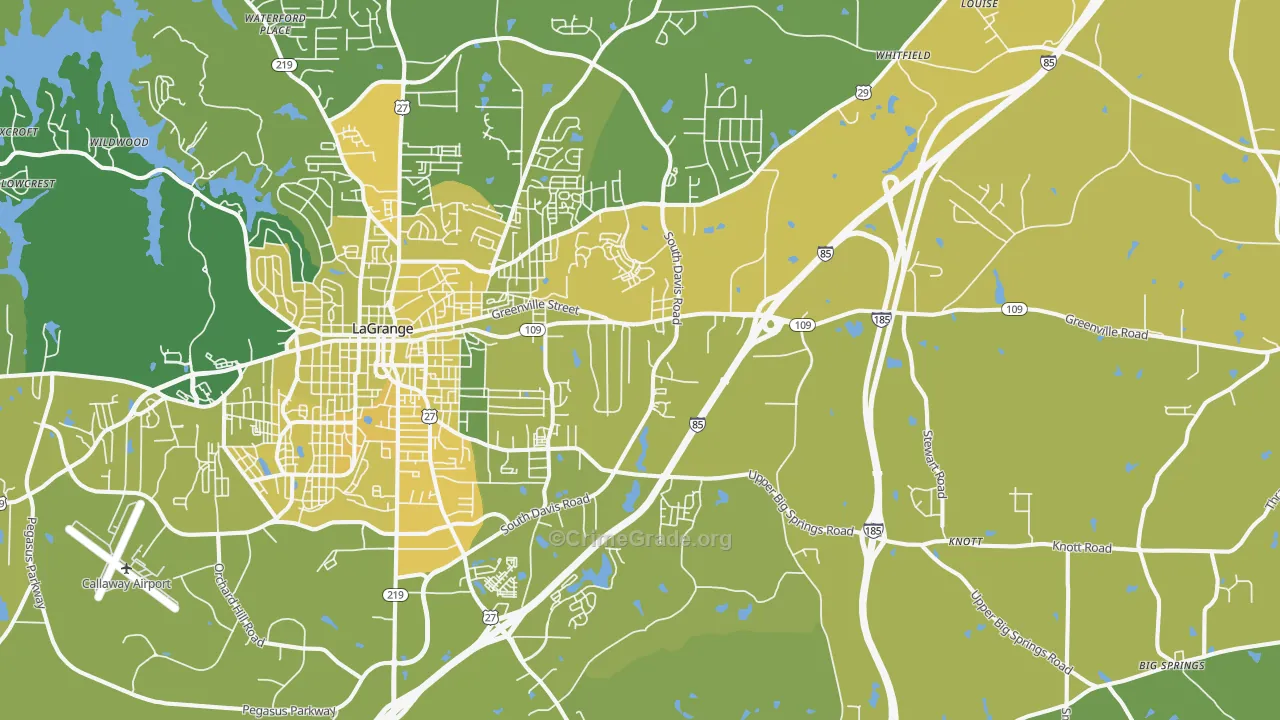 30241, GA Map of Vehicle Theft Rates