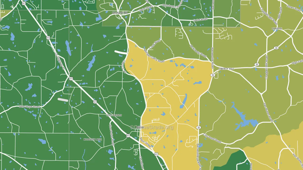 30257, GA Map of Vehicle Theft Rates