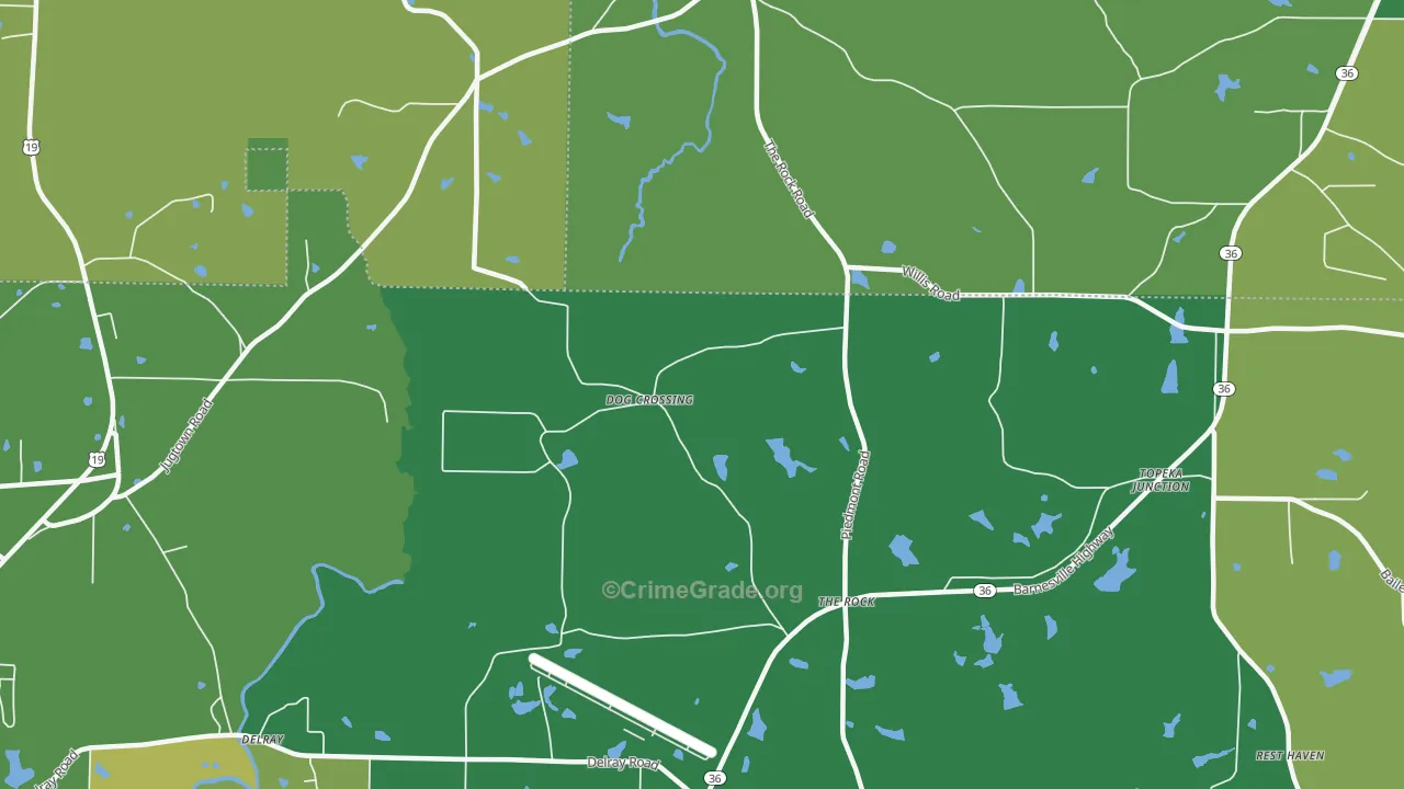 30285, GA Map of Vehicle Theft Rates