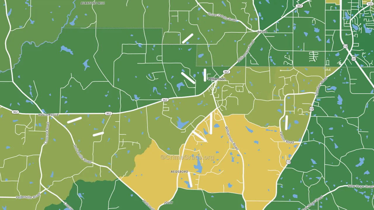 30292, GA Map of Vehicle Theft Rates