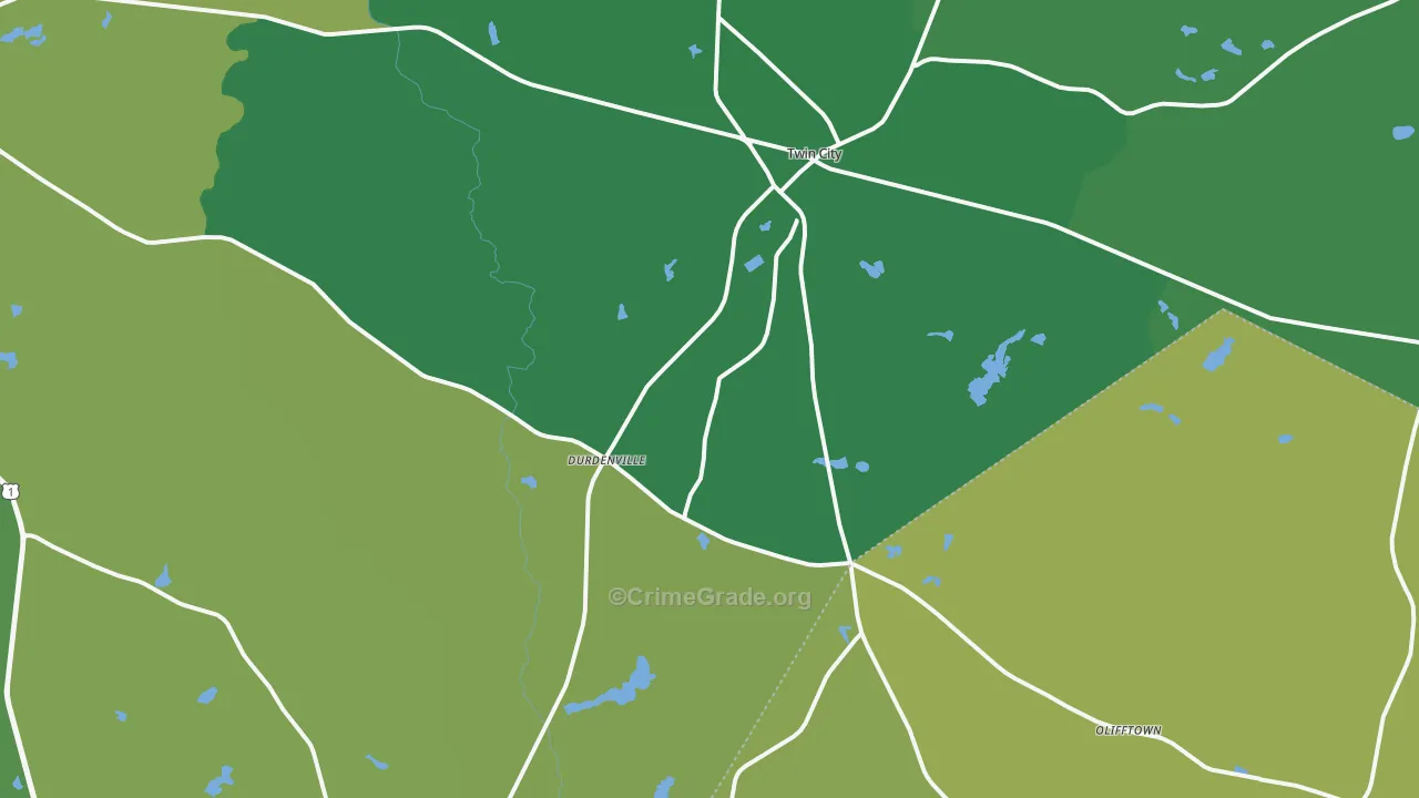30471, GA Map of Vehicle Theft Rates
