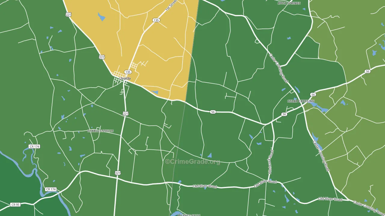 30473, GA Map of Vehicle Theft Rates
