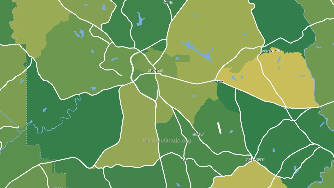 30528, GA Map of Vehicle Theft Rates
