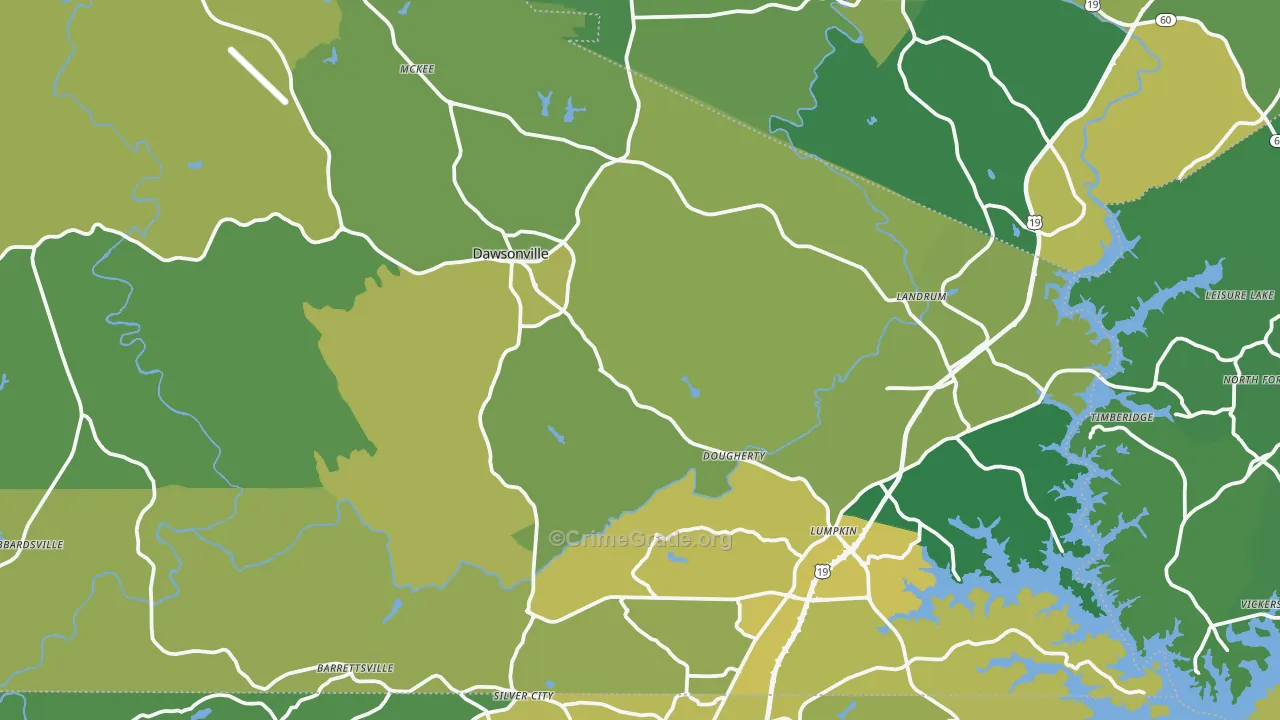 30534, GA Map of Vehicle Theft Rates