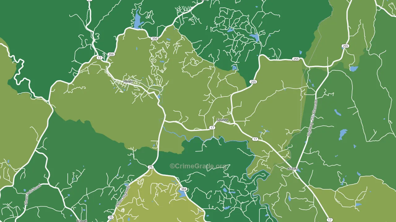 30571, GA Map of Vehicle Theft Rates