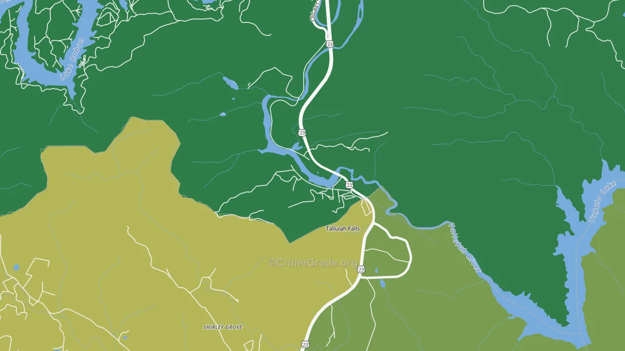 30573, GA Map of Vehicle Theft Rates