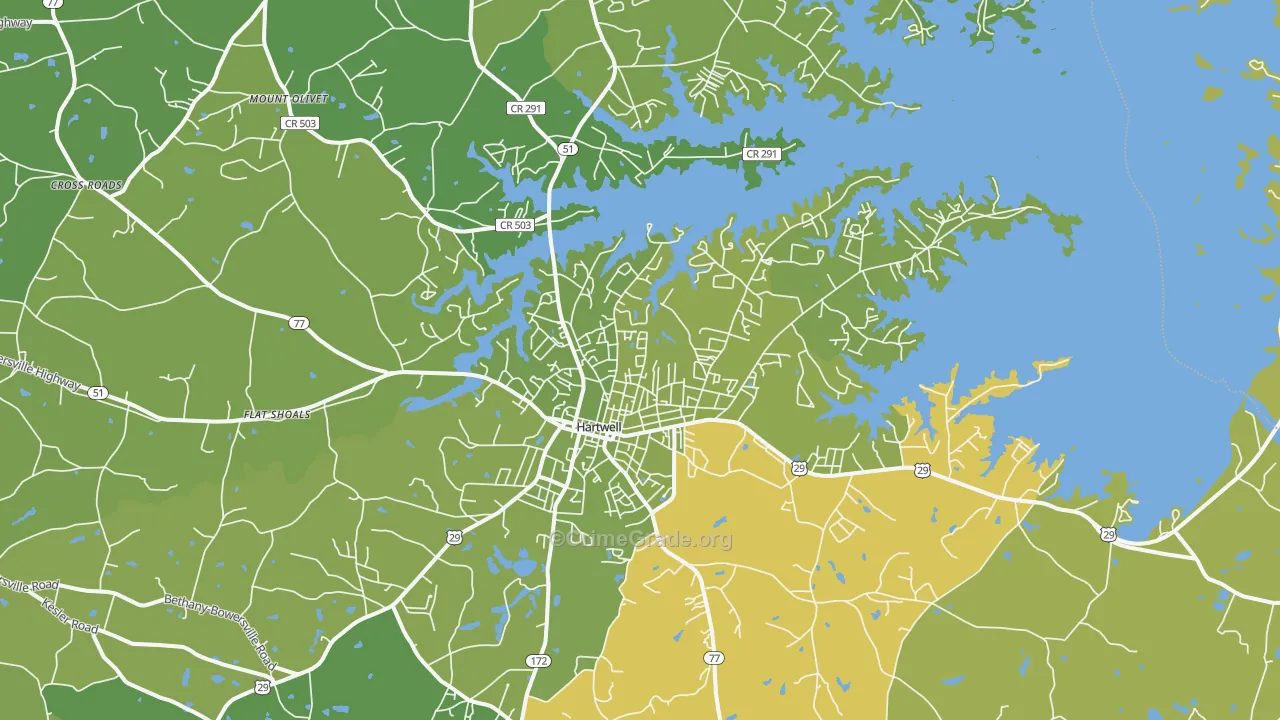 30643, GA Map of Vehicle Theft Rates