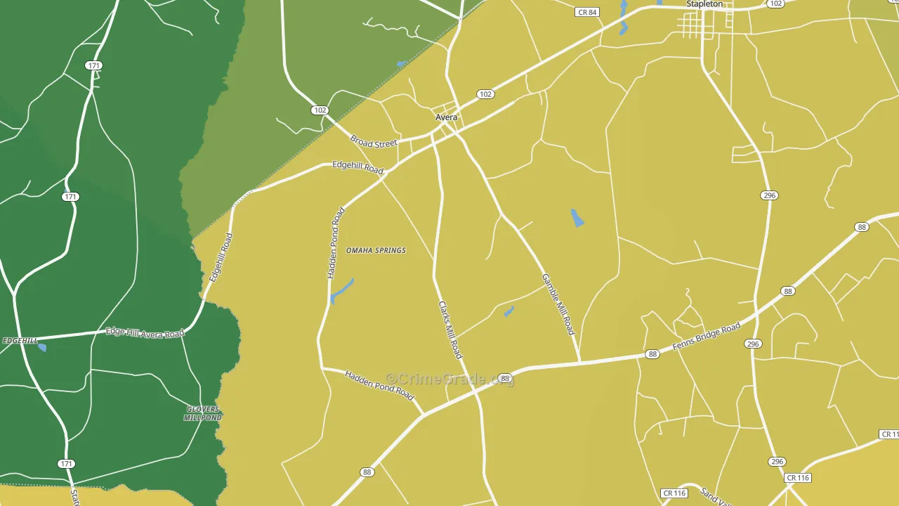 30803, GA Map of Vehicle Theft Rates