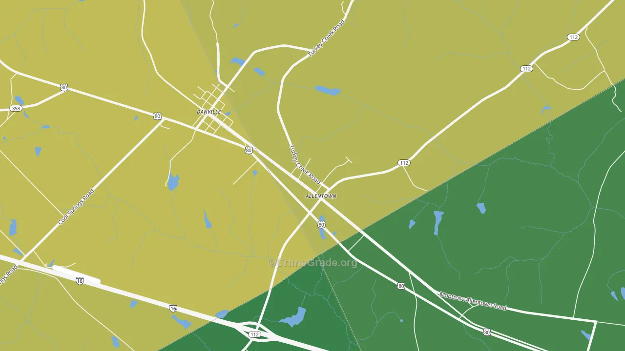 31003, GA Map of Vehicle Theft Rates