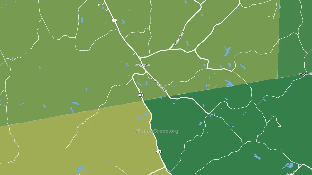 31038, GA Map of Vehicle Theft Rates