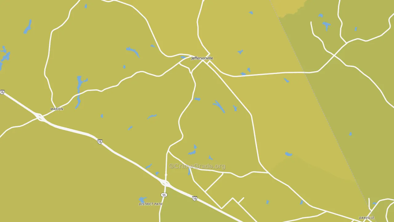 31044, GA Map of Vehicle Theft Rates