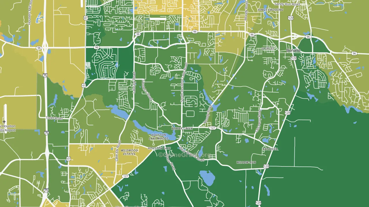 31047, GA Map of Vehicle Theft Rates