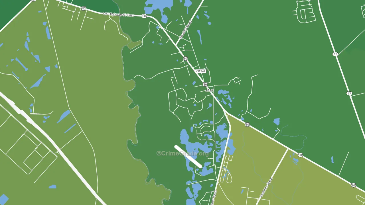 31307, GA Map of Vehicle Theft Rates